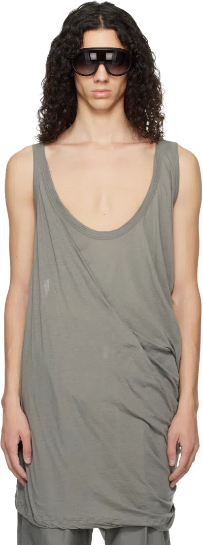 Rick Owens Gray Temple Pony Tank Top