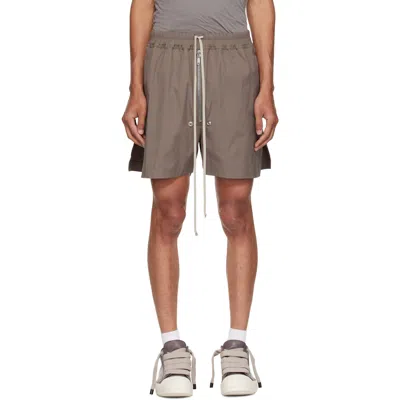 Rick Owens Gray Tower Bela Boxers Shorts