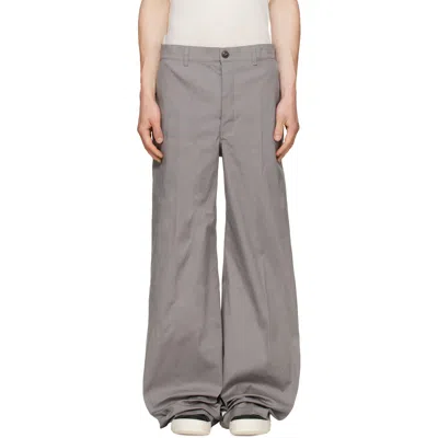 Rick Owens Gray Tower Work Trousers