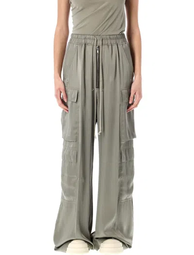 RICK OWENS GREEN CARGOBELAS TROUSERS