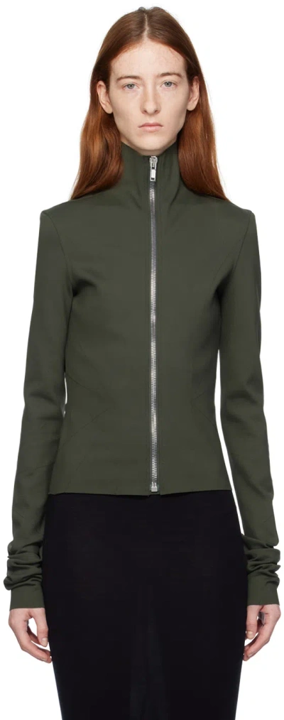 Rick Owens Green Ella Jacket In 75 Forest