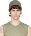 Rick Owens Green Hollywood Cashmere Beanie In 15 Celadon