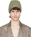 Rick Owens Green Hollywood Medium Beanie In 15 Celadon
