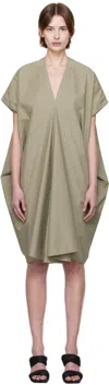 Rick Owens Green Hollywood Sl Tommykite V Minidress In 15 Celadon