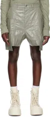 Rick Owens Green Hollywood Stefan Cargo Shorts In 15 Celadon