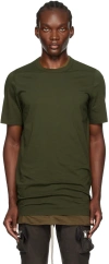 RICK OWENS GREEN PORTERVILLE LEVEL T-SHIRT