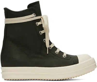 Rick Owens Green Porterville Sneakers In 7511 Forest/milk/mi