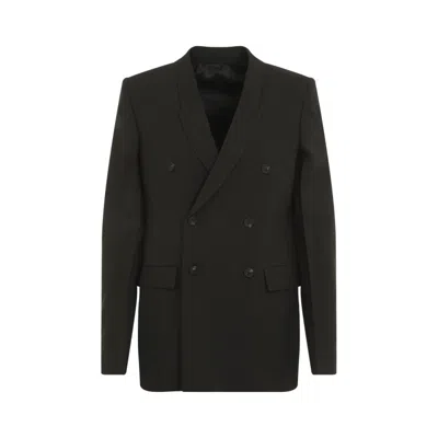RICK OWENS RICK OWENS GREEN WOOL JACKET