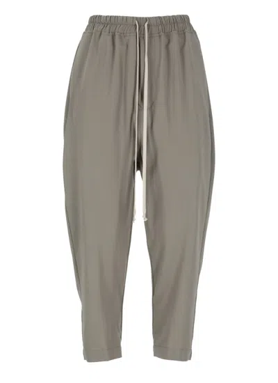 Rick Owens Green Wool Pants