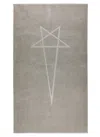 Rick Owens Grey Cotton Beach Towel In Not Applicable