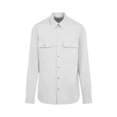 Rick Owens Grey Cotton Outershirt