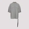 Rick Owens Grey Oversized T-shirt In Gray
