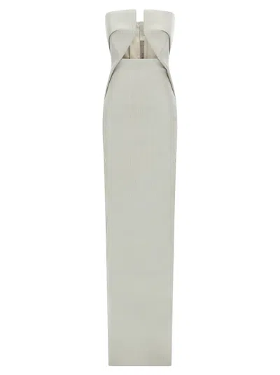 Rick Owens Grey Prong Gown Dress