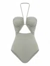 Rick Owens Grey Solid Swimwear In Grey
