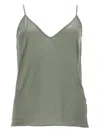 Rick Owens Grey Solid V Neck Top In Grey