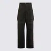 Rick Owens Cargo Pockets Trousers With Belt Loops In Black