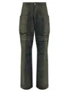 Rick Owens Cargo Pockets Trousers With Belt Loops In Gray