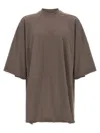 Rick Owens Tommy T T-shirt Gray In Brown