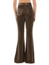 Rick Owens Grey Trousers In Brown