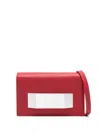 Rick Owens Griffin Leather Clutch Bag In 红色