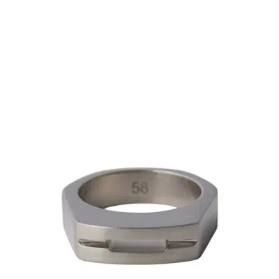 Rick Owens Grill Hollywood Ring In Metallic