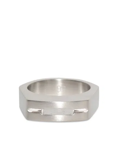 Rick Owens Grill Hollywood Ring In Metallic