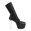 Rick Owens Grill Stretch Peeptoe Boots Women
