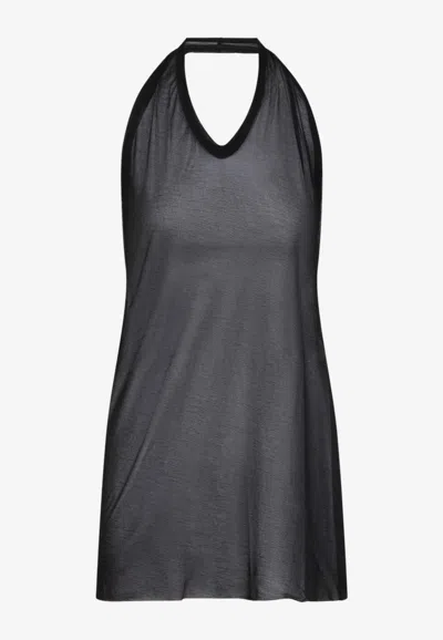 RICK OWENS HALTER-NECK TANK TOP