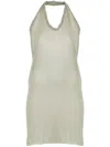 Rick Owens Halter Tank Top In Green