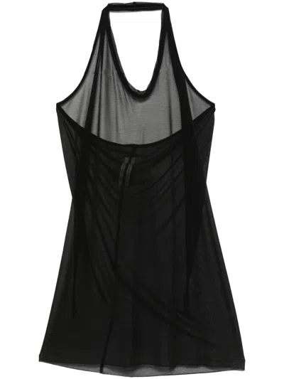 Rick Owens Halter Top In Black