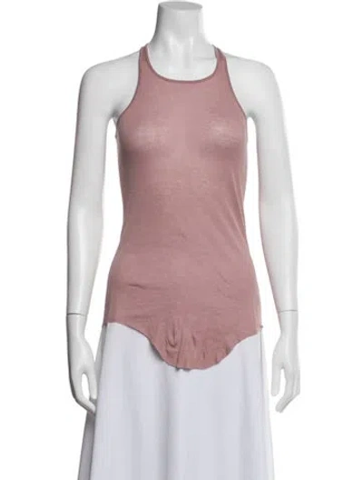 Pre-owned Rick Owens Halterneck Sleeveless Top In Pink