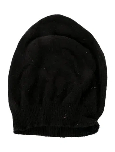 Pre-owned Rick Owens Hat In Black