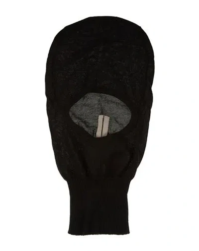 Rick Owens Hat Black Size Onesize Cashmere