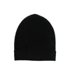 Rick Owens Ribbed Texture Folded Brim Hat In Black