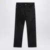 Rick Owens Headon Black Pants In Linen Twill Men In Black
