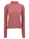 Rick Owens Womens Headon Double Lupetto High-neck Cashmere-blend Jumper Thulian In Pink