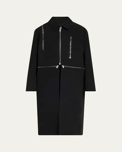 RICK OWENS HEADON JUMBO CONVERTIBLE ZIP JACKET