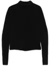 Rick Owens Women Cashmere Turtle-neck Jumper In Black