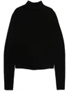 Rick Owens Headon Lupetto Sweater In Black