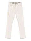 Rick Owens Headon Megacrust Slim Pants In White