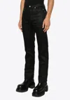 Rick Owens Headon Utility Slim-leg Pants In Black