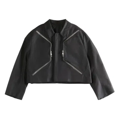 Pre-owned Rick Owens Heizer Mac Jacket 'black' | Men's Size 50