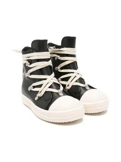 Rick Owens Babies' Hexa Sneakers In Black