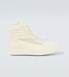 Rick Owens Vintage High-top Casual Shoes In Milk/milk