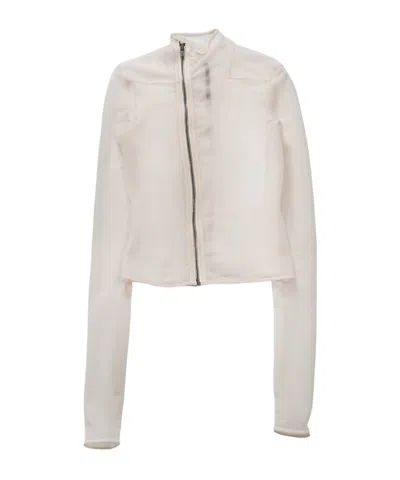 Rick Owens High Collar Long Sleeve Casual Jacket
