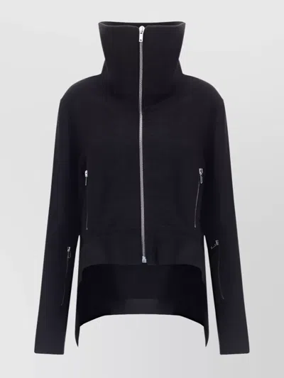 Rick Owens High Collar Wool Jacket