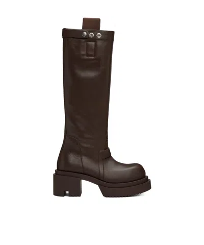 Rick Owens High-heeled Boots In Black