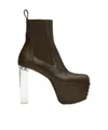 Rick Owens High-heeled Short Boots In Black