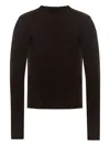 Rick Owens High-neck Alpaca Wool Sweater In Black