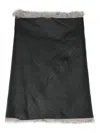Rick Owens Women Leahter Shearling Cape